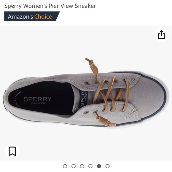 Sperry Women's Pier View Sneaker Core Grey - Picture 2 of 9